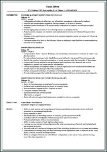 Water Damage Technician Resume Examples