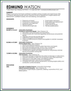 Water Restoration Technician Resume