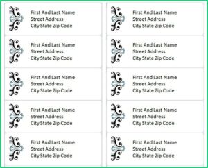 Wedding Label Templates Avery