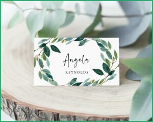 Wedding Seating Card Template
