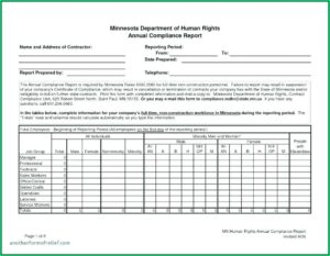 Weekly Sales Call Report Template
