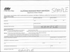 What Is Sr22 Filing California