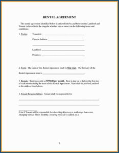 Where Can I Get A Free Lease Agreement Form