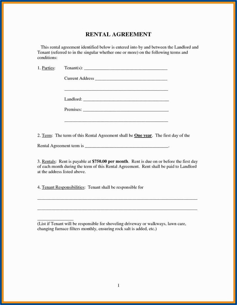 Where Can I Get A Free Lease Agreement Form