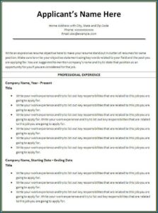 Wordperfect Resume Templates Free