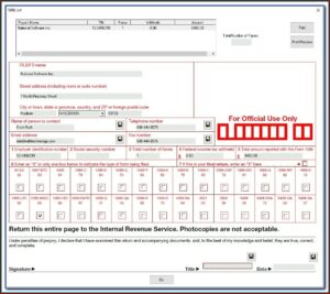 1096 Form 2016 Printable Template