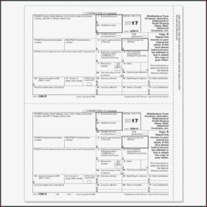 1099 Fillable Form 2017