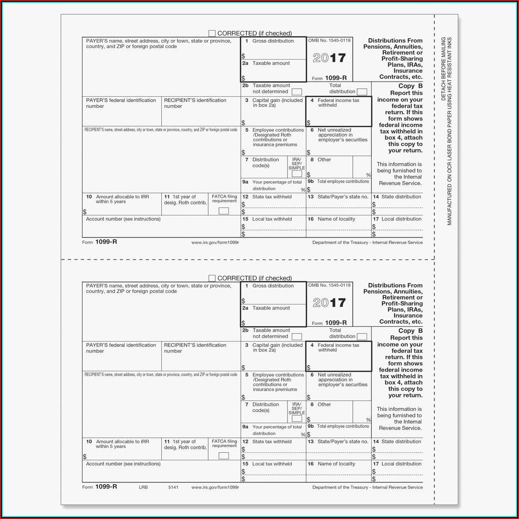1099 Fillable Form 2017