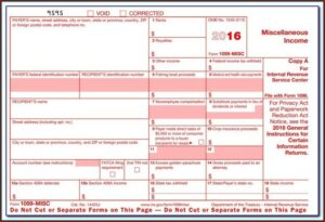 1099 Misc Fillable Form 2017