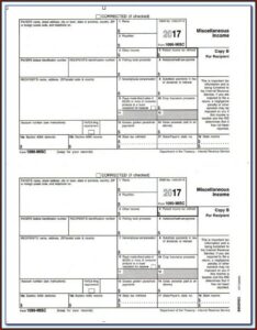 1099 Misc Tax Form Printable
