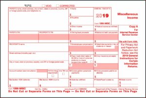 1099 Miscellaneous Income Form 2018