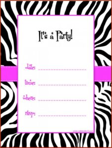 21st Birthday Invitation Templates Free Online