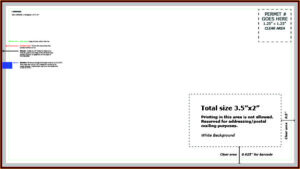 8.5 X 5.5 Postcard Mailing Template