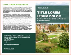 8.5 X 5.5 Postcard Template