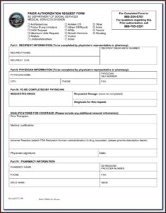 Aarp Prior Authorization Form Pdf