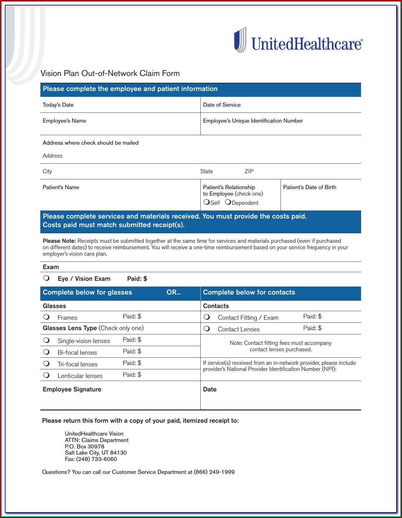 Aarp Supplemental Insurance Claim Form