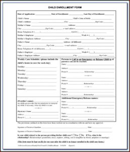 Ach Enrollment Form
