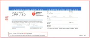 Aha Cpr Card Template