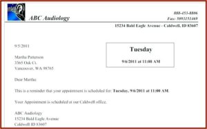 Appointment Reminder Email Samples