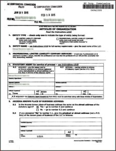 Arizona Llc Filing Forms