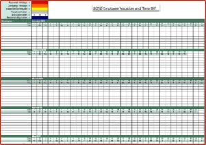 Attendance Tracker Template