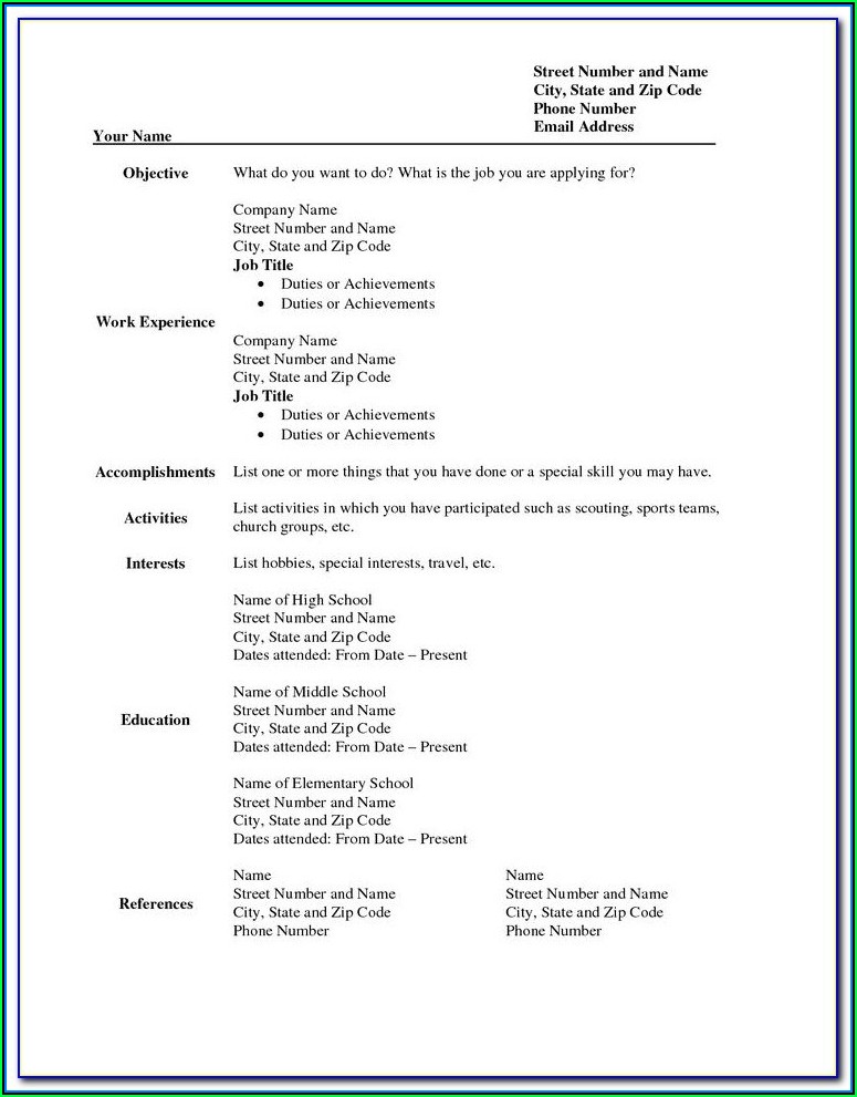 Australian Resume Builder Free