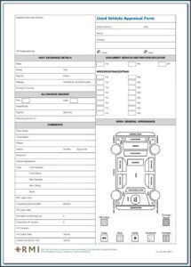 Automobile Appraisal Form