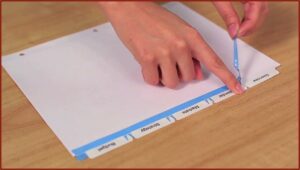 Avery 5 Tab Index Template