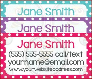 Avery Label Printing Template