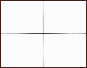 Avery Postcard Template 4 Per Sheet