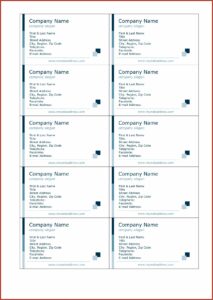 Avery Templates Business Cards