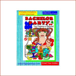 Bachelor Party Invitation Card Template