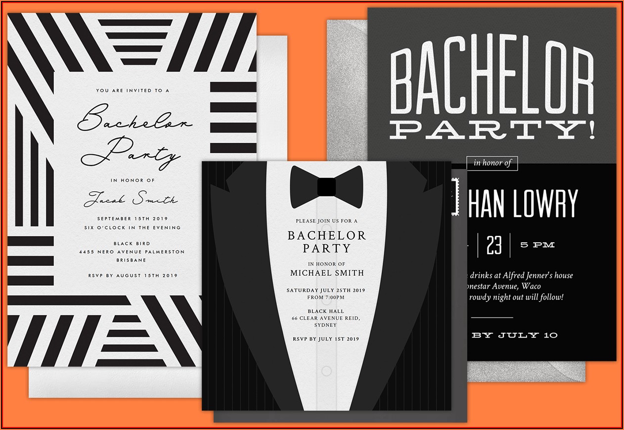Bachelor Party Invitation Samples Wording