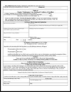Bankruptcy Forms Colorado