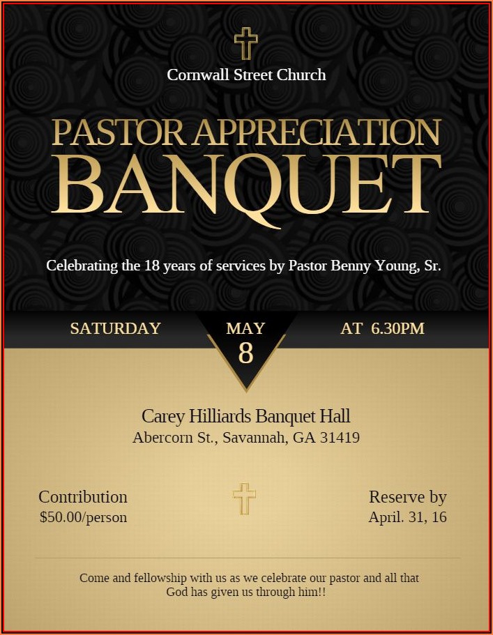 Banquet Invitation Template