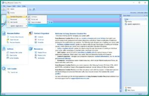 Basic Resume Creator