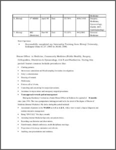 Best Doctor Resume Template