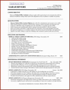 Best Free Medical Resume Template