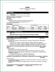 Best Resume Templates Word Format Free Download