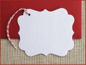 Blank Christmas Gift Tag Template