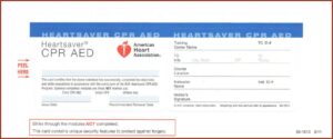 Blank Cpr Card Template