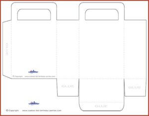 Blank Favor Tag Template