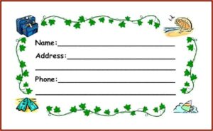Blank Gift Tag Template Free Download