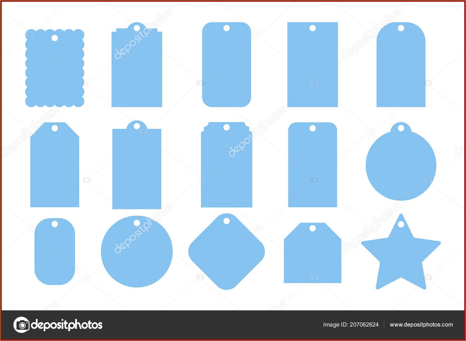 Blank Gift Tag Template