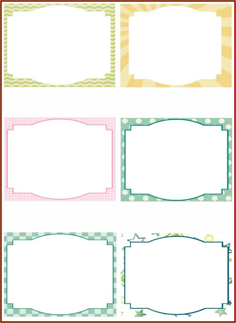 Blank Note Card Template Free Download