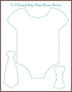 Blank Onesie Invitation Template