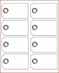 Blank Printable Gift Tag Template