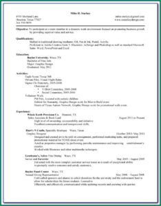 Blank Resumes Printable