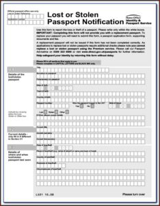 British Passport Application Form Download Renewal
