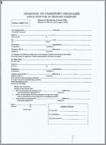 British Passport Renewal Form Download